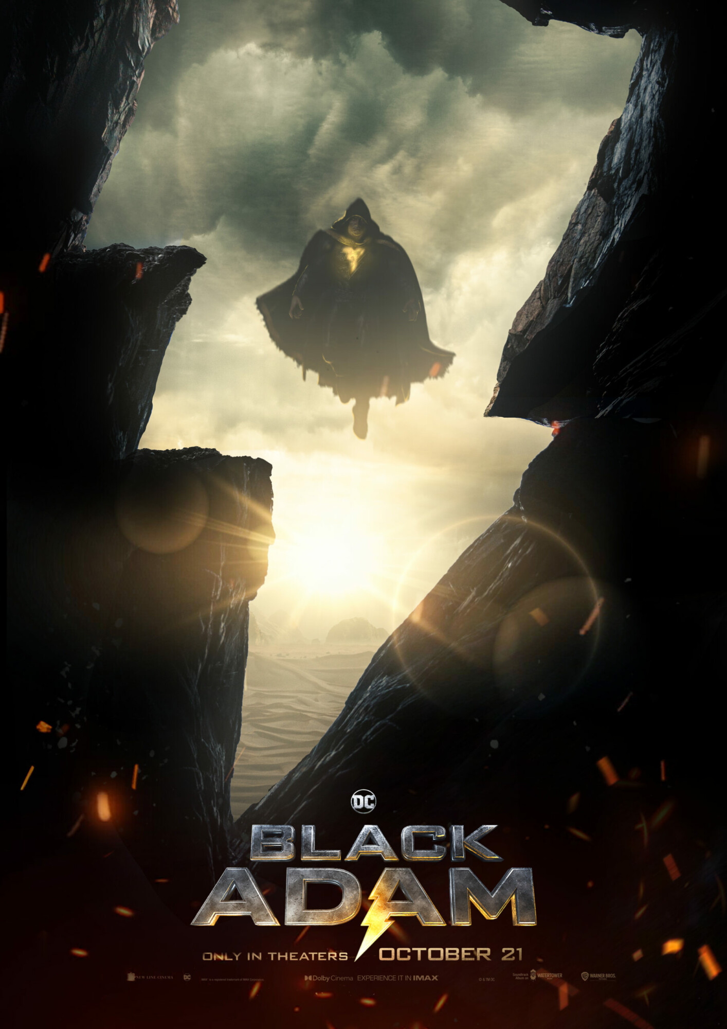 Black Adam Movie Poster Design
