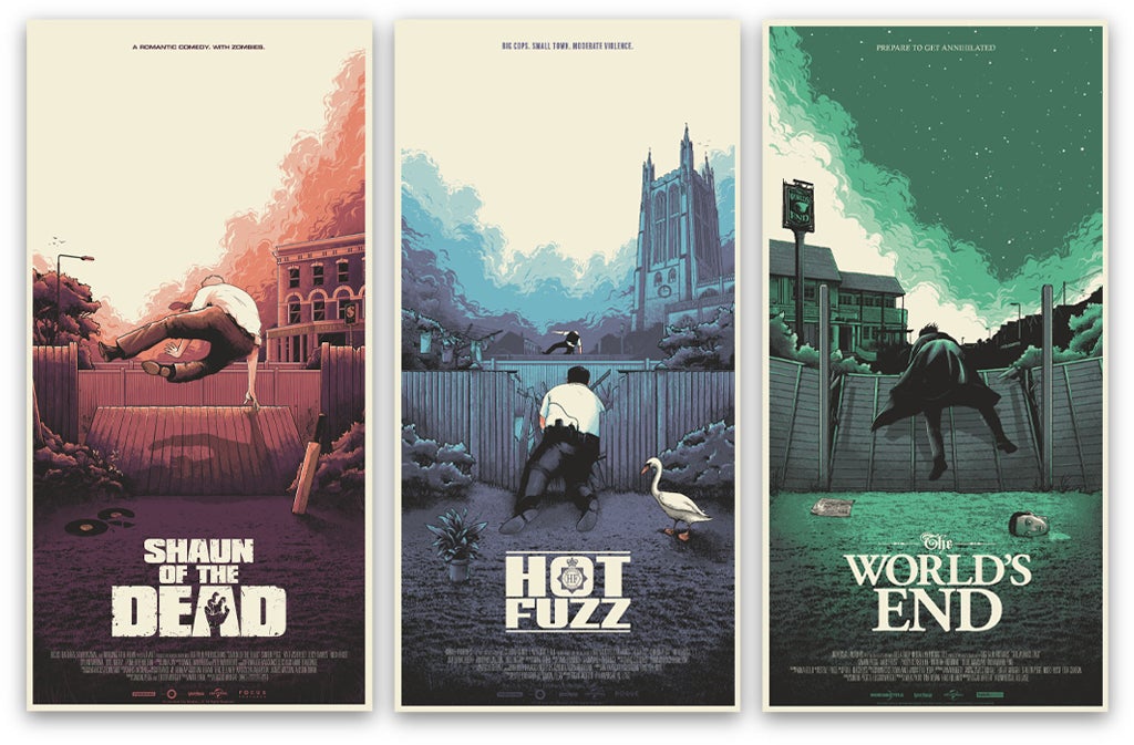 Трилогия что это. Трилогия Корнетто. Дилер трилогия Постер. Shaun of the Dead and hot Fuzz. The Cornetto Trilogy - movies - personality Index (PDX).