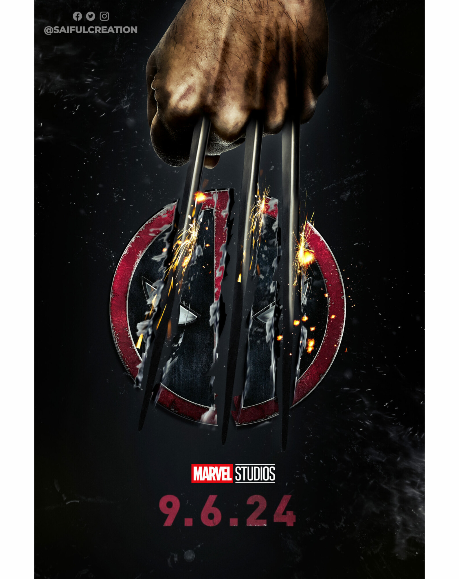 Deadpool  3 Poster Design