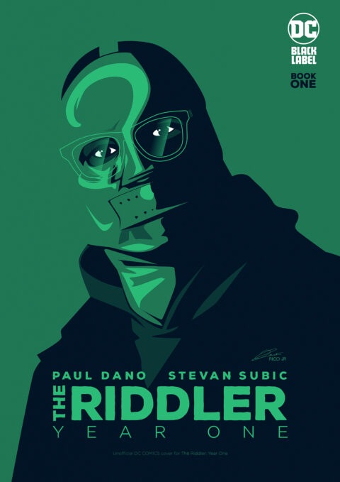 THE RIDDLER: YEAR ONE ComicBook Cover Art