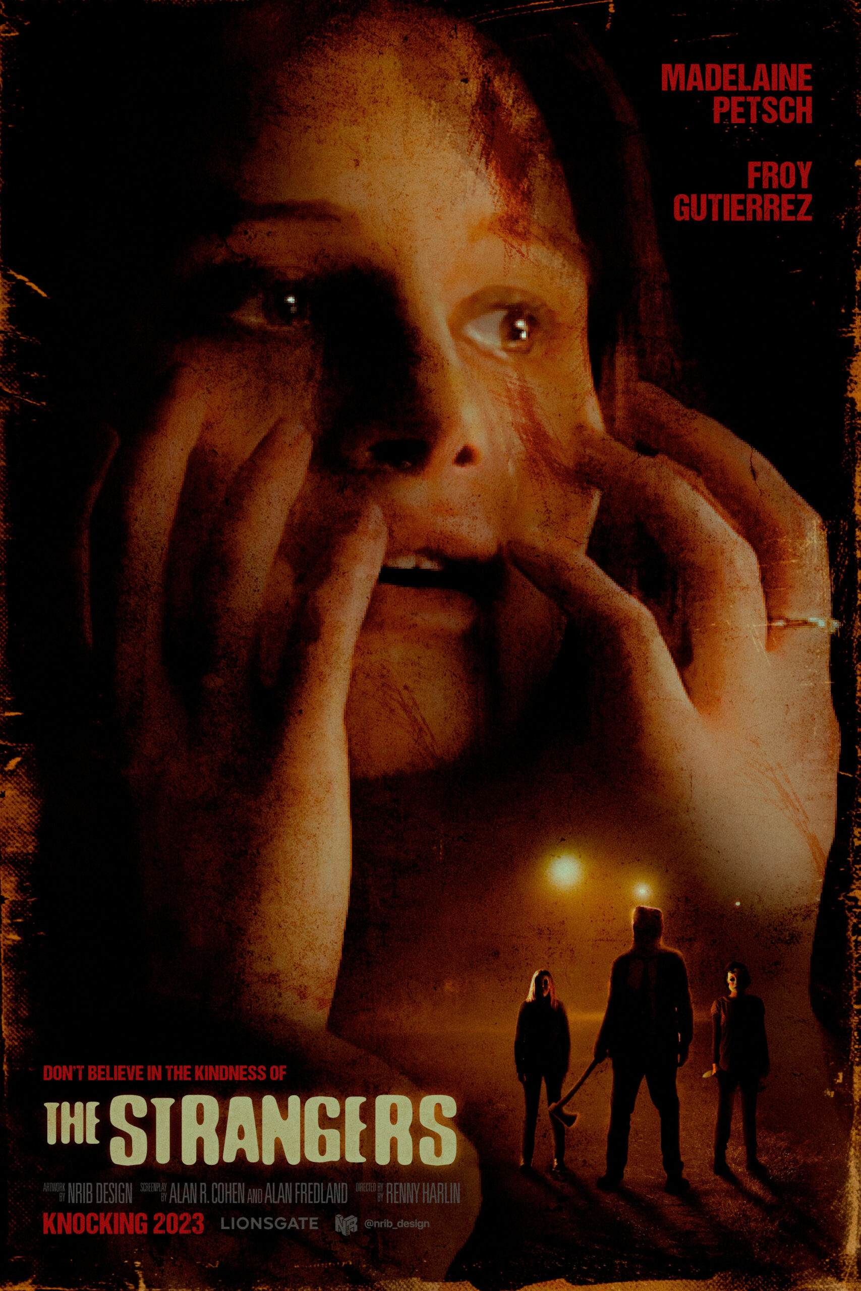 The Strangers (2023) Poster Nrib_design PosterSpy