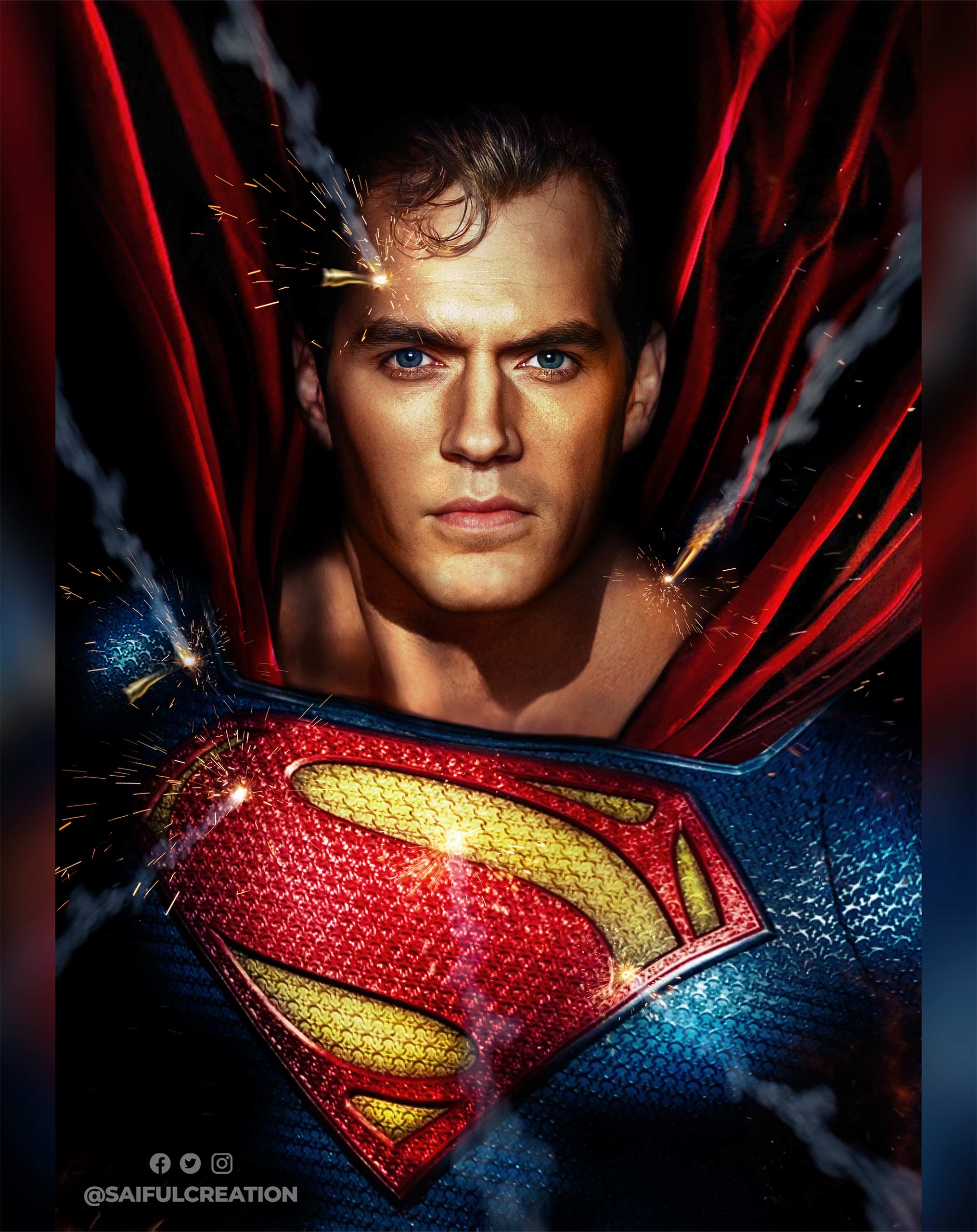 Superman Man Of Steel 2022 Poster