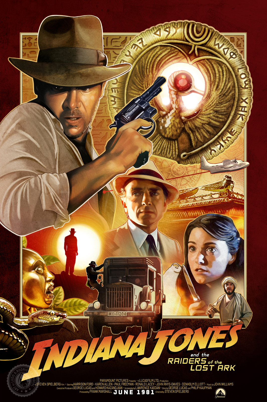 RAIDERS Of The Lost Ark Poster By ArtofLDRP