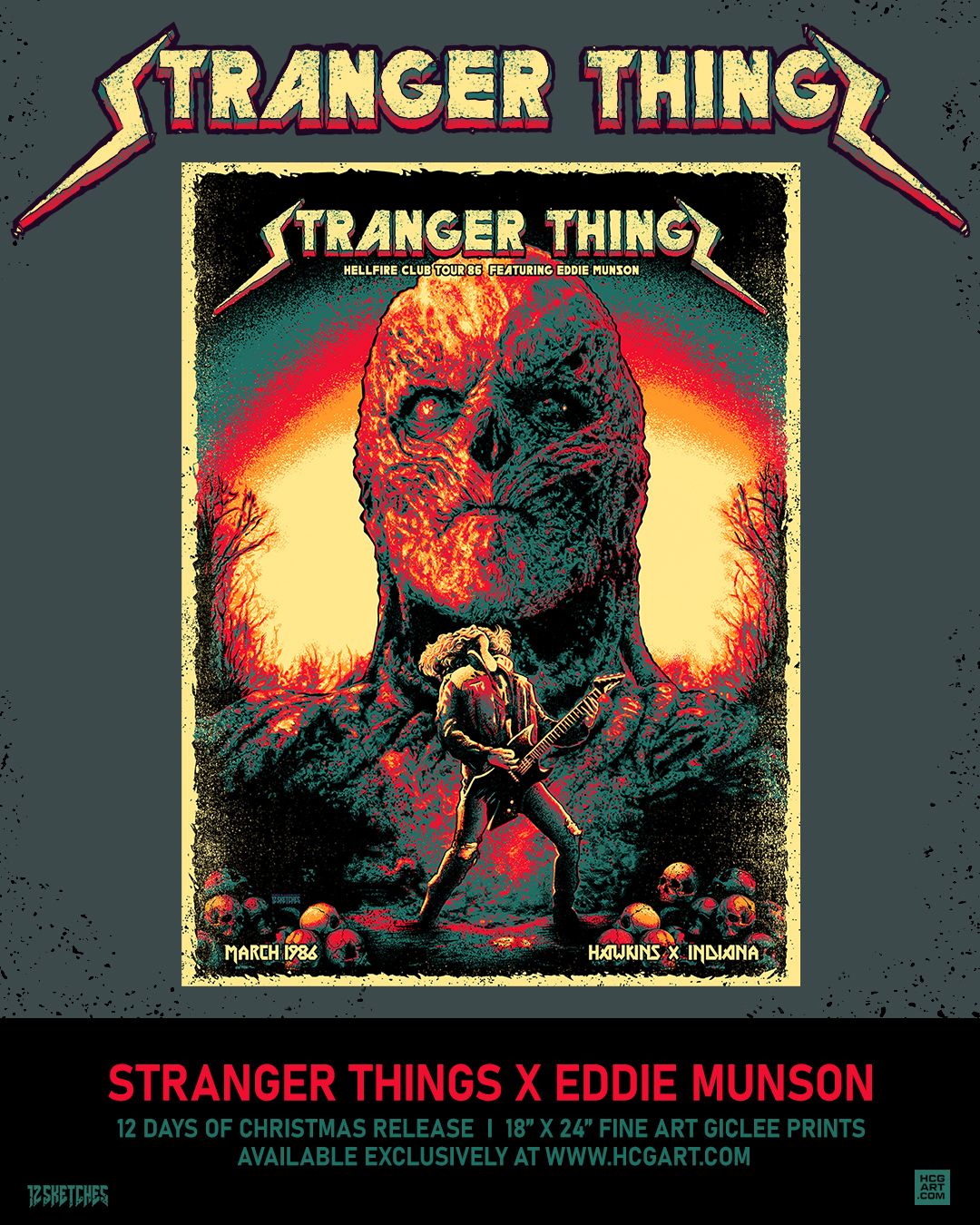 STRANGER THINGS X Eddie Munson