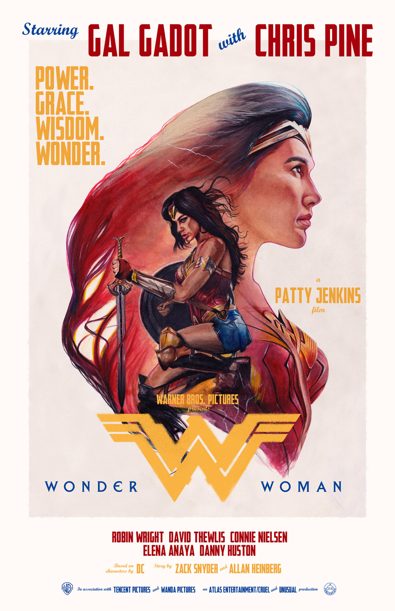 wonder woman movie poster