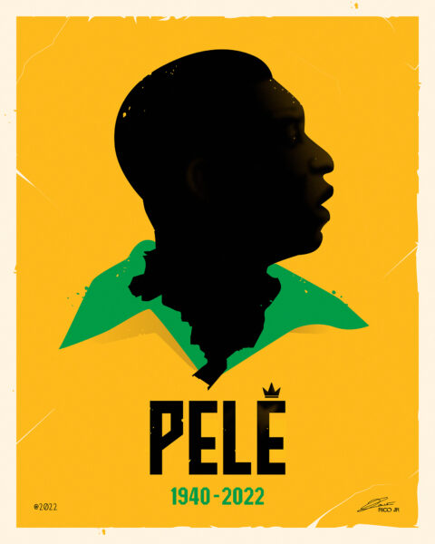 PELÉ Tribute Poster