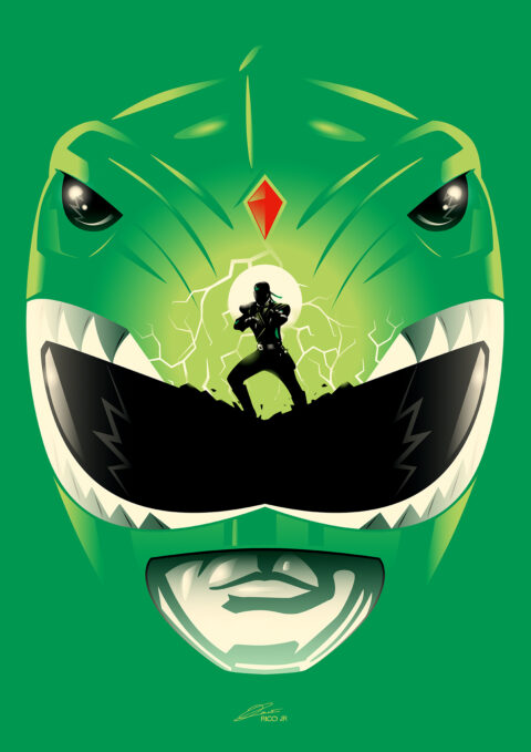 POWER RANGERS Green Ranger Poster Art