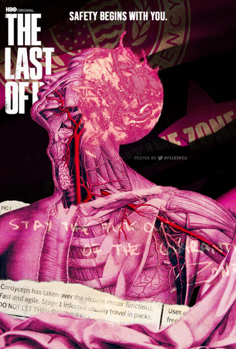 The Last Of Us: FEDRA Cordyceps Human Figure/Propaganda Poster