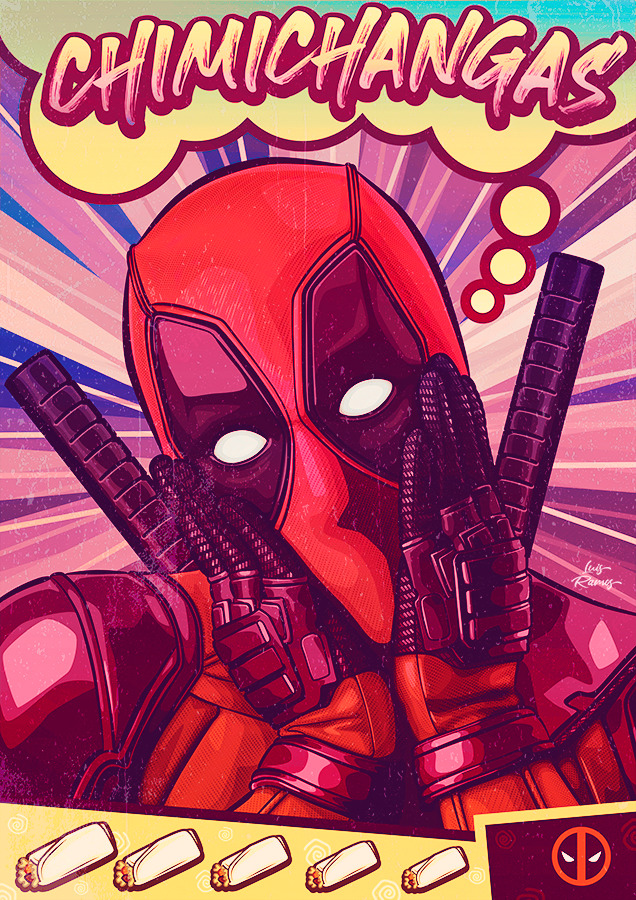 Marvel Deadpool Chimichanga Poster