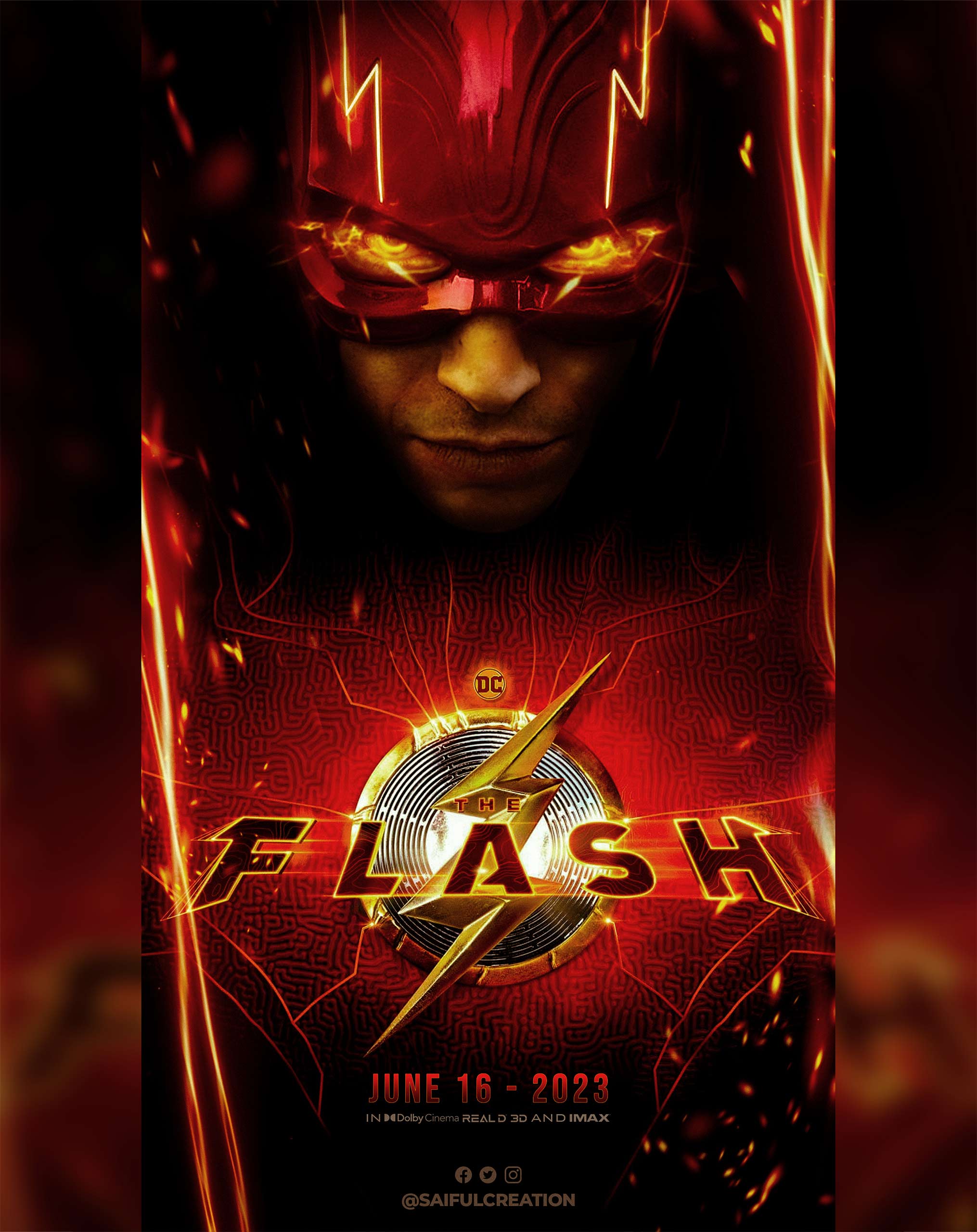 The Flash Movie Poster Saifulcreation Posterspy