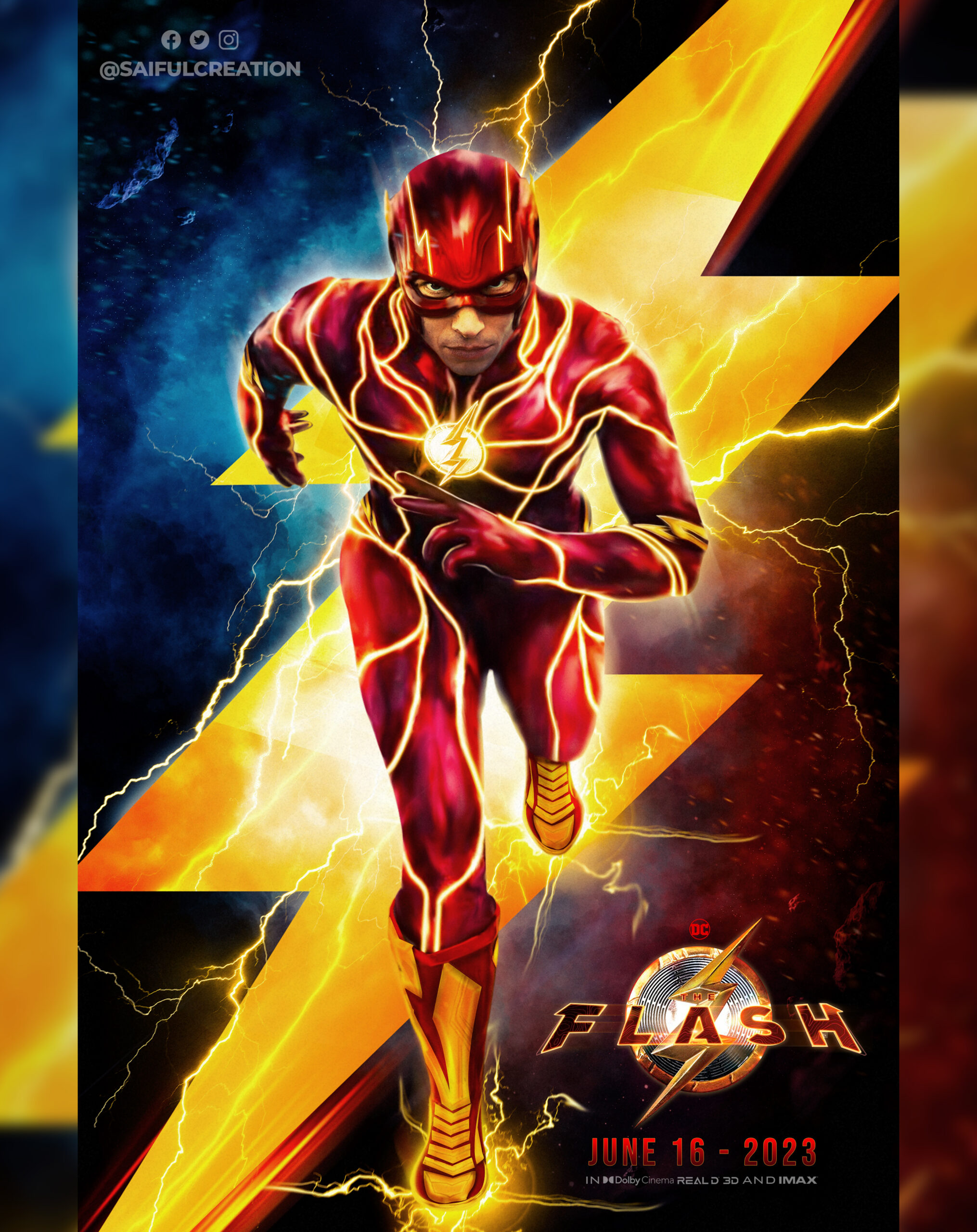 The Flash Movie Poster Saifulcreation PosterSpy