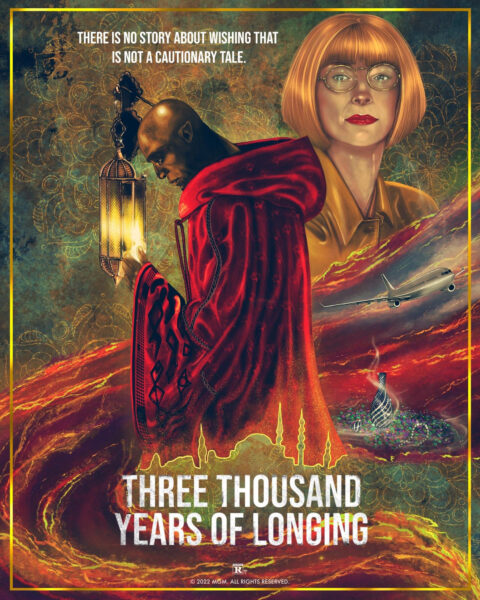 THREE THOUSAND YEARS OF LONGING DIGITALLY ILLUSTRATED POSTER