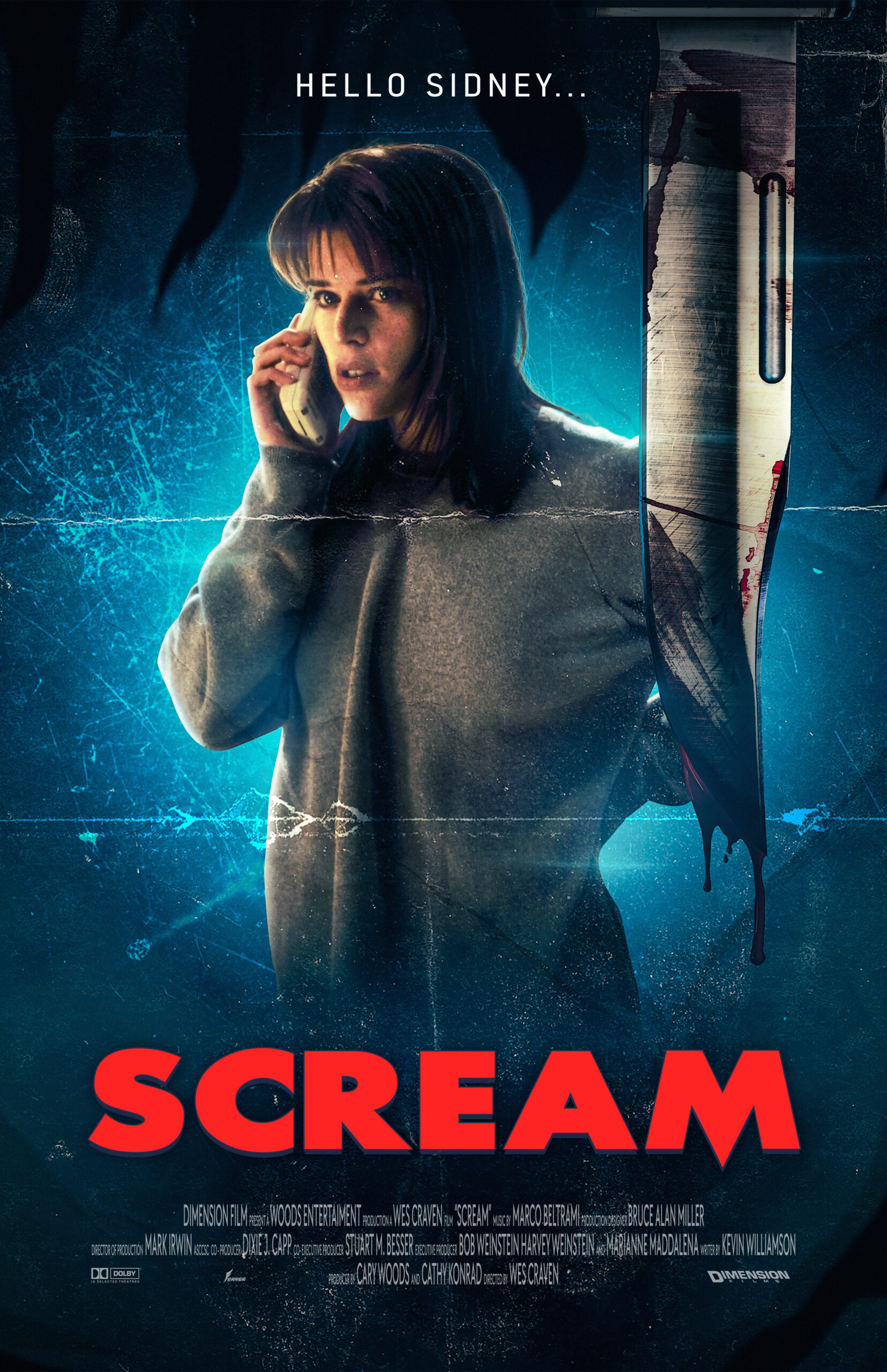 SCREAM (1996) Tribute Poster ART