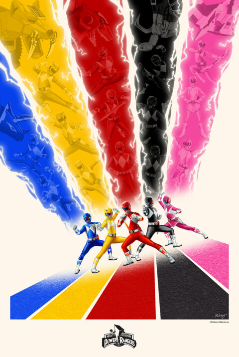 Power Rangers – Officially Licensed Art Print