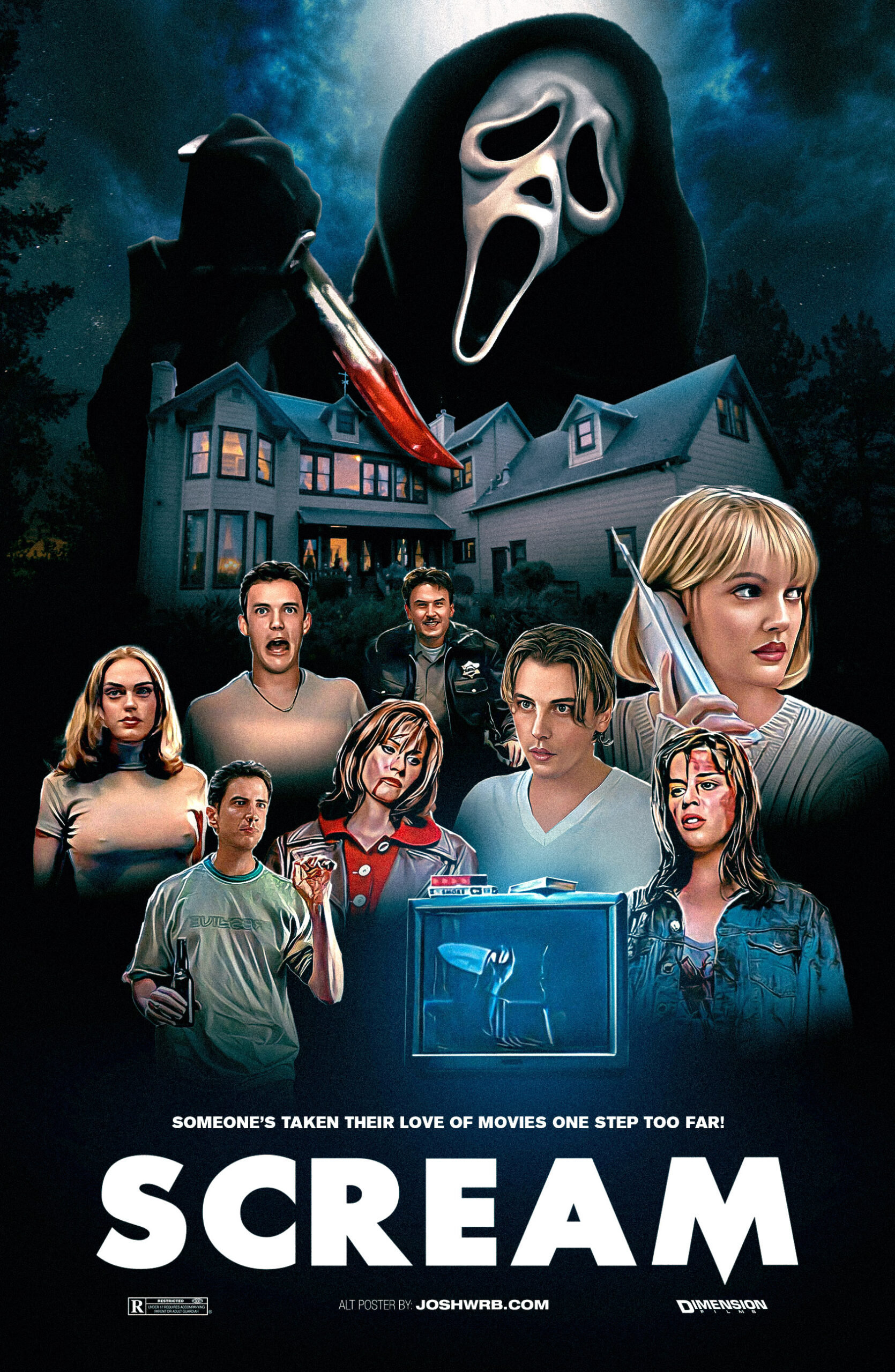 Scream 1996 Poster By Joshwrb