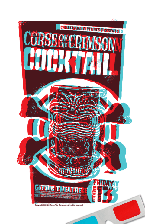 Curse of the Crimson Cocktails 3D Movie Poster