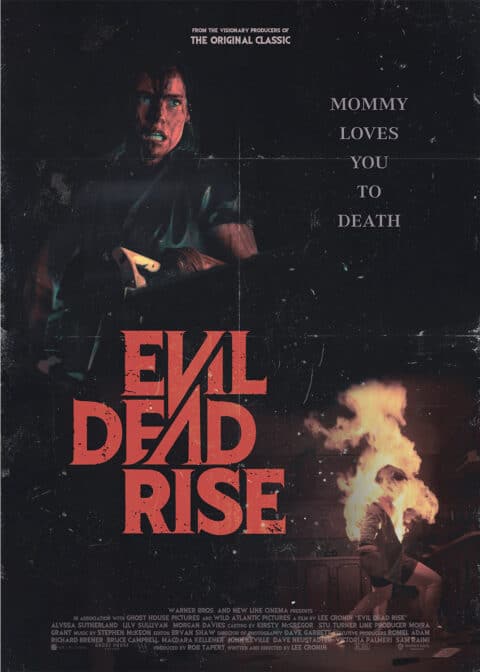 Poster work for “Evil Dead Rise” (2023)