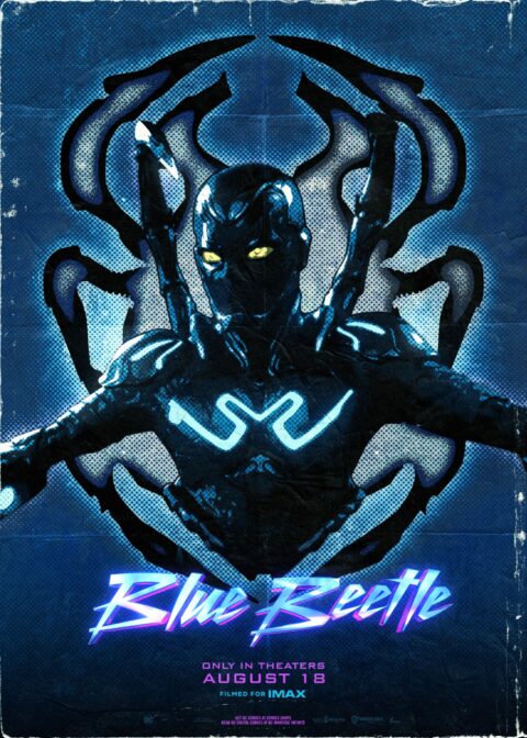 BLUE BEETLE (2023) POSTER Art