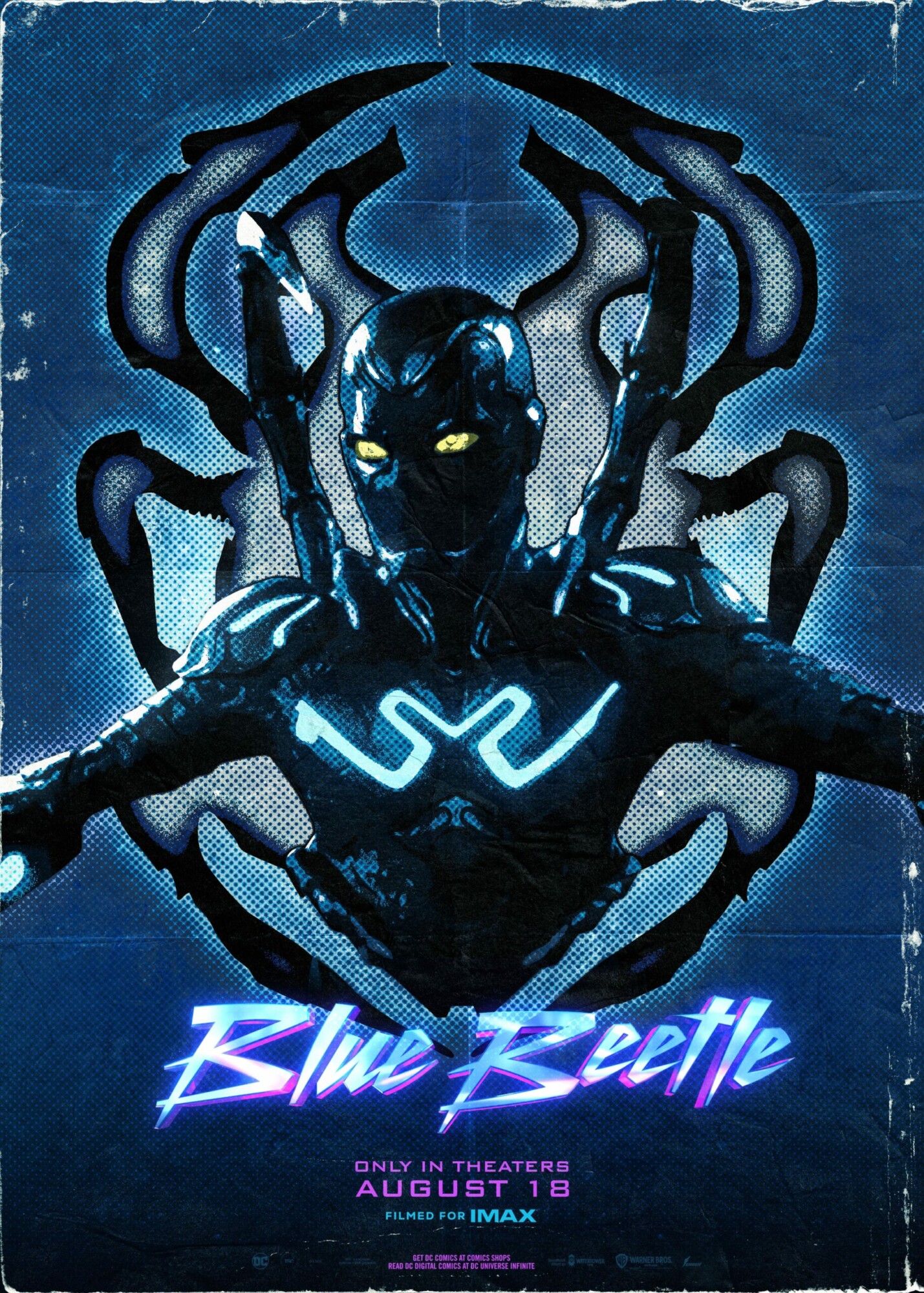 BLUE BEETLE (2023) POSTER Art | Poster By Ferrer