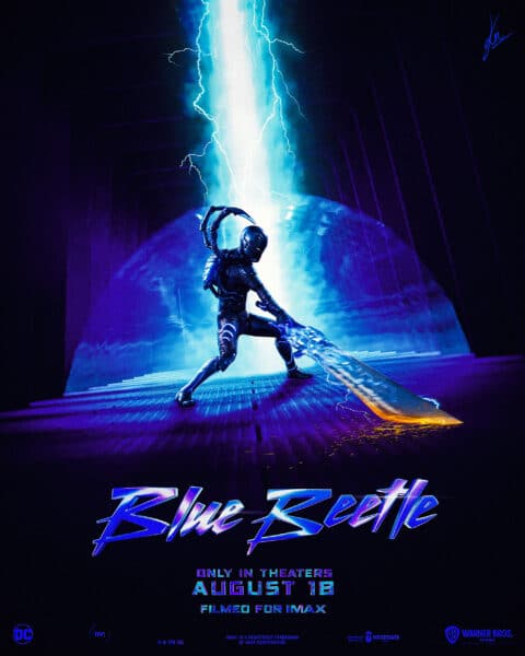 Blue Beetle Fan-made poster design.