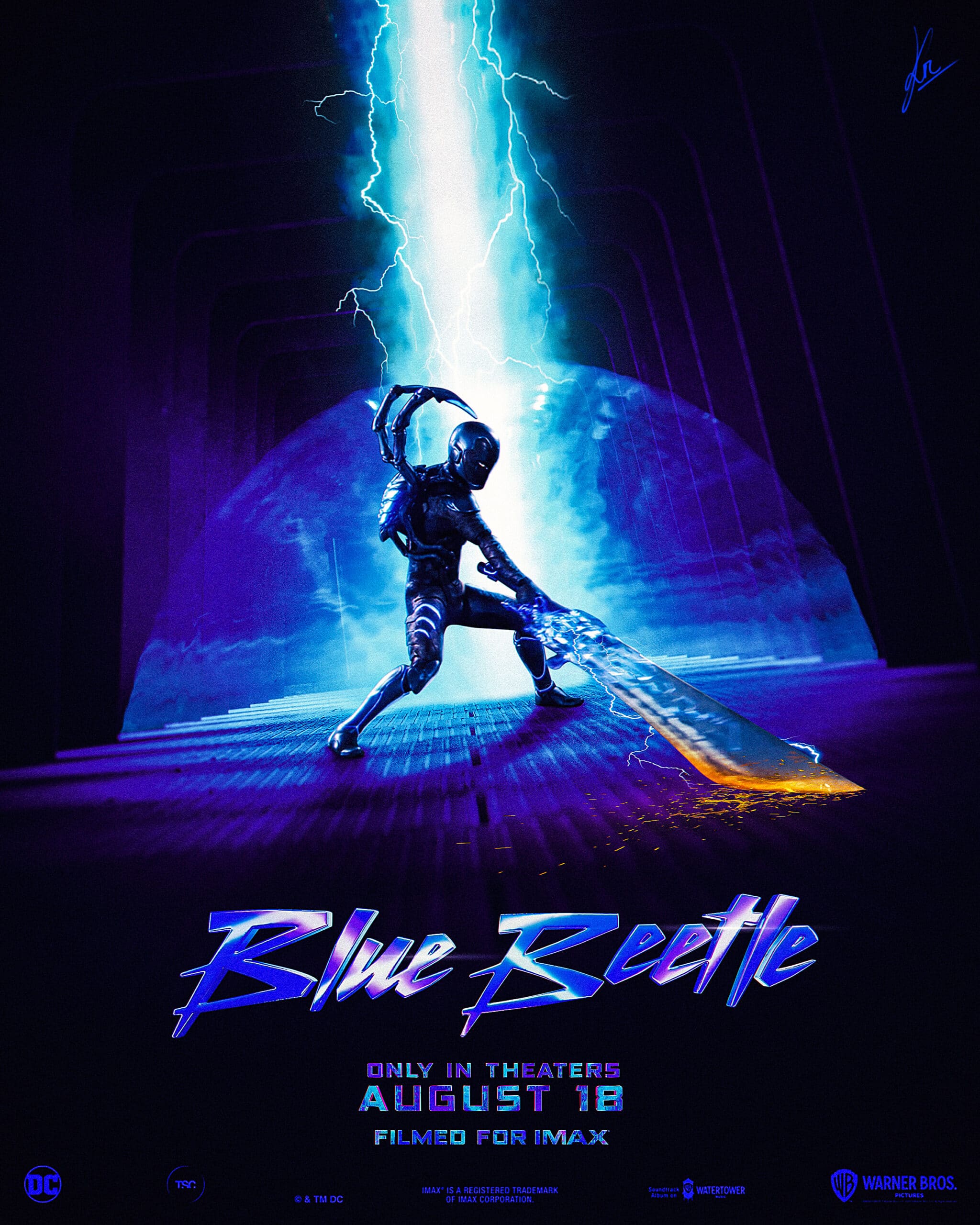 Blue Beetle Fan-made poster design.