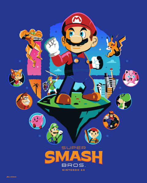 Super Smash Bros. Poster (Gallery1988)