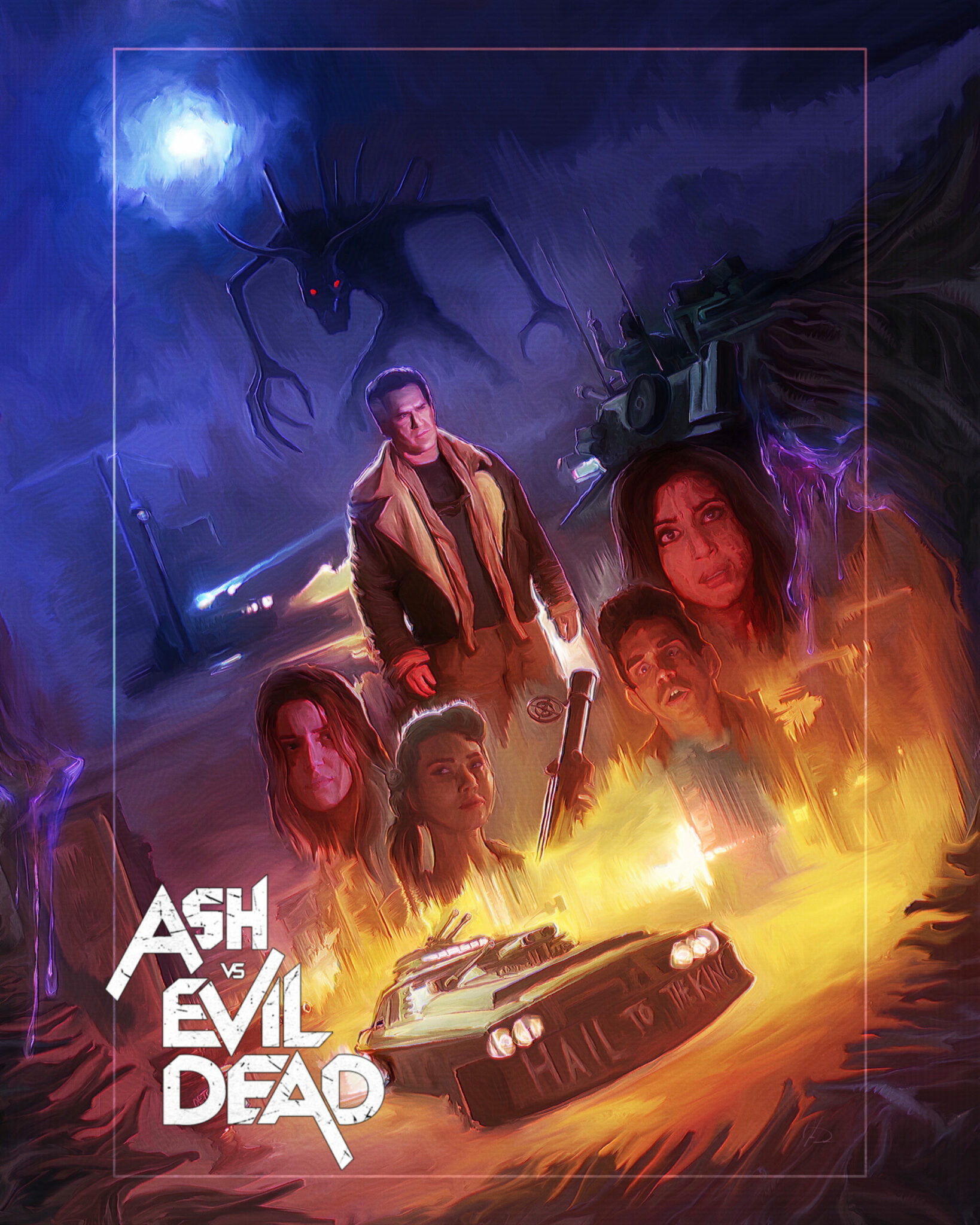 Ash Vs Evil Dead Series Triptych John Dunn Posterspy 0152
