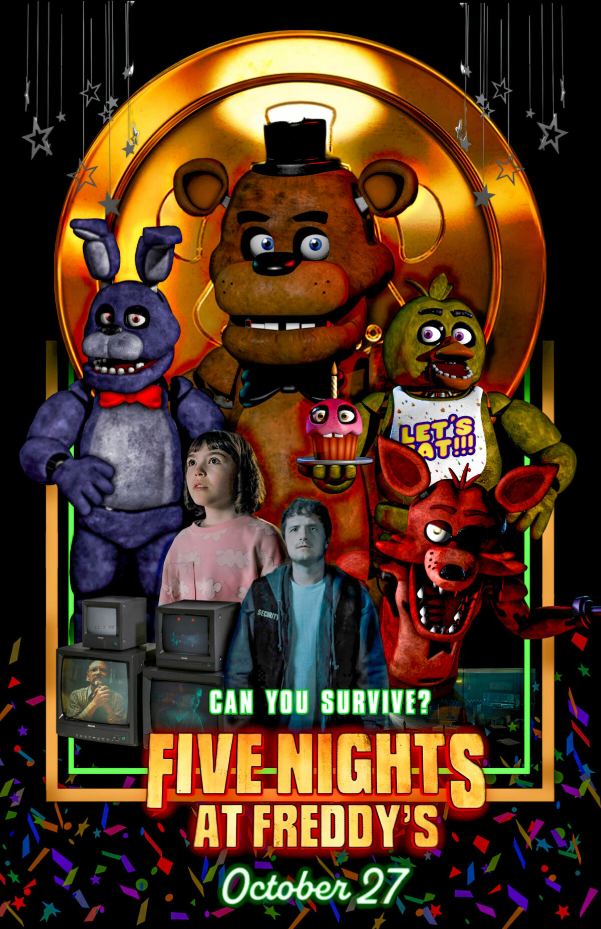 Five Nights at Freddy's 2 Movie Poster by FreddyTheFazbear on