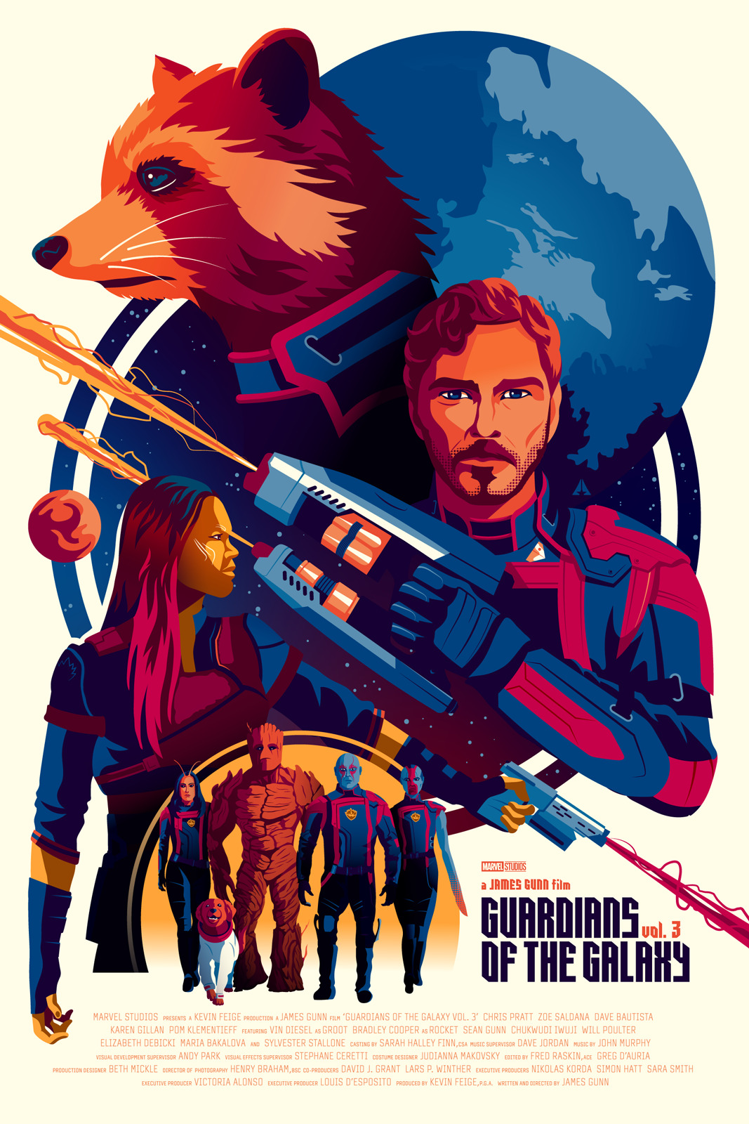 Guardians of the Galaxy Vol. 3 Tribute Poster
