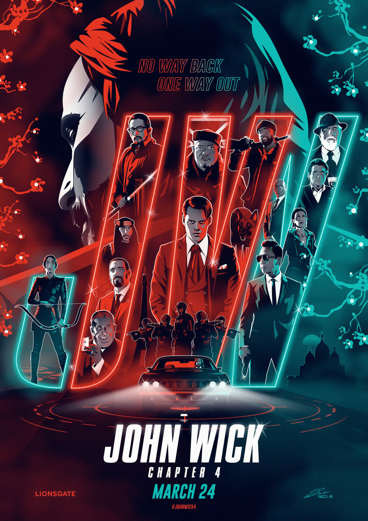 JOHN WICK 4 Poster Art