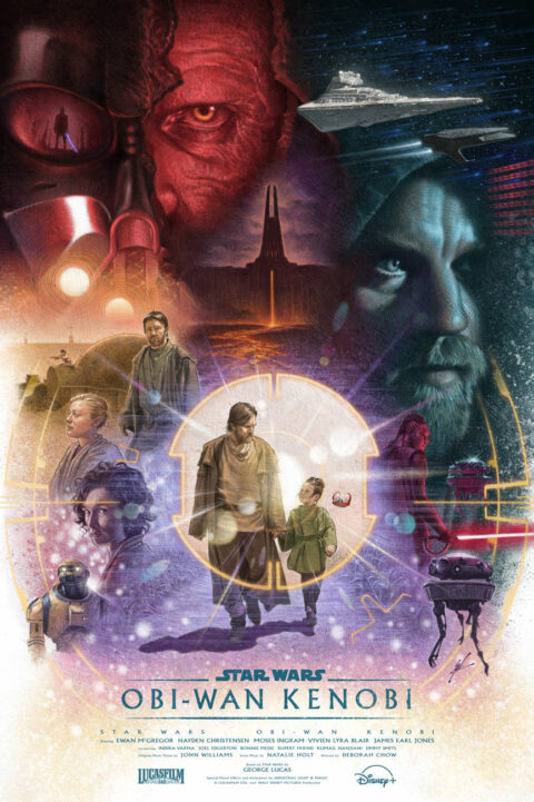 ‘Obi-Wan Kenobi’ Illustrated Poster