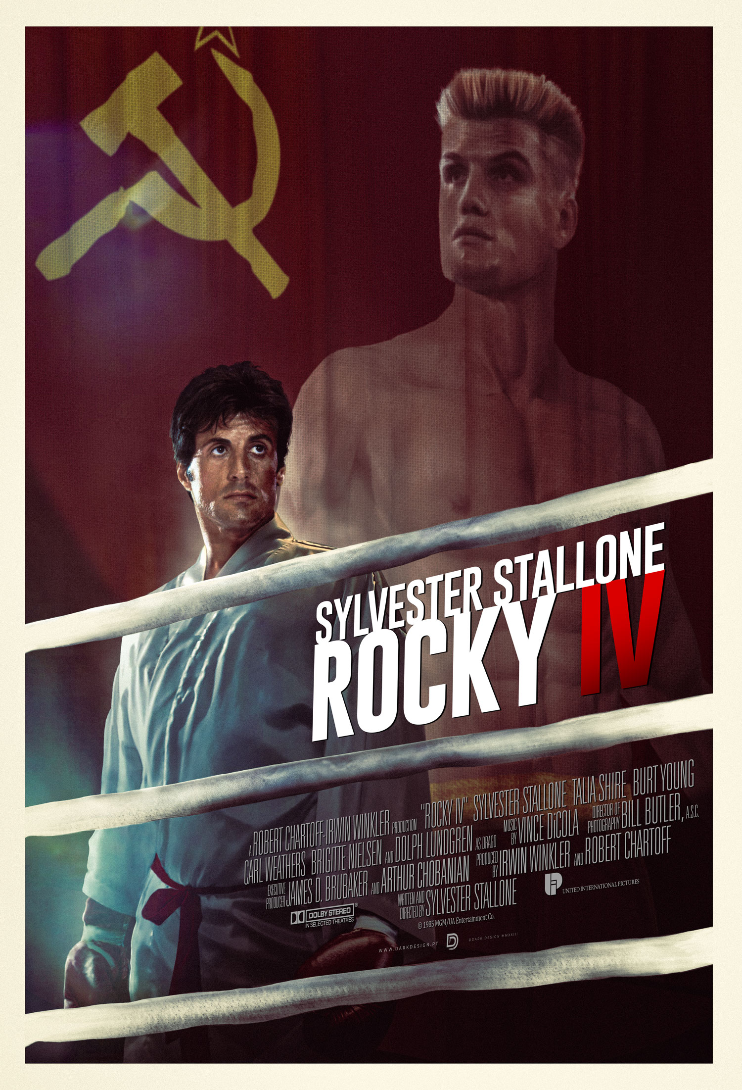 Rocky IV - 1985 - Original Movie Poster - Art of the Movies