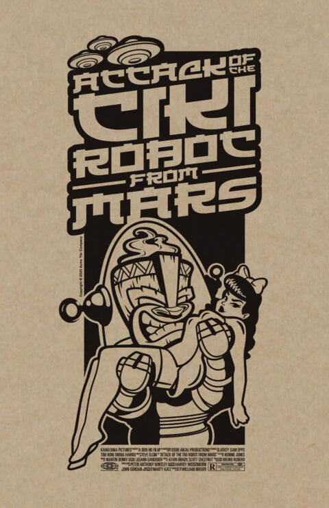 Attack of the Tiki Robot from Mars Poster