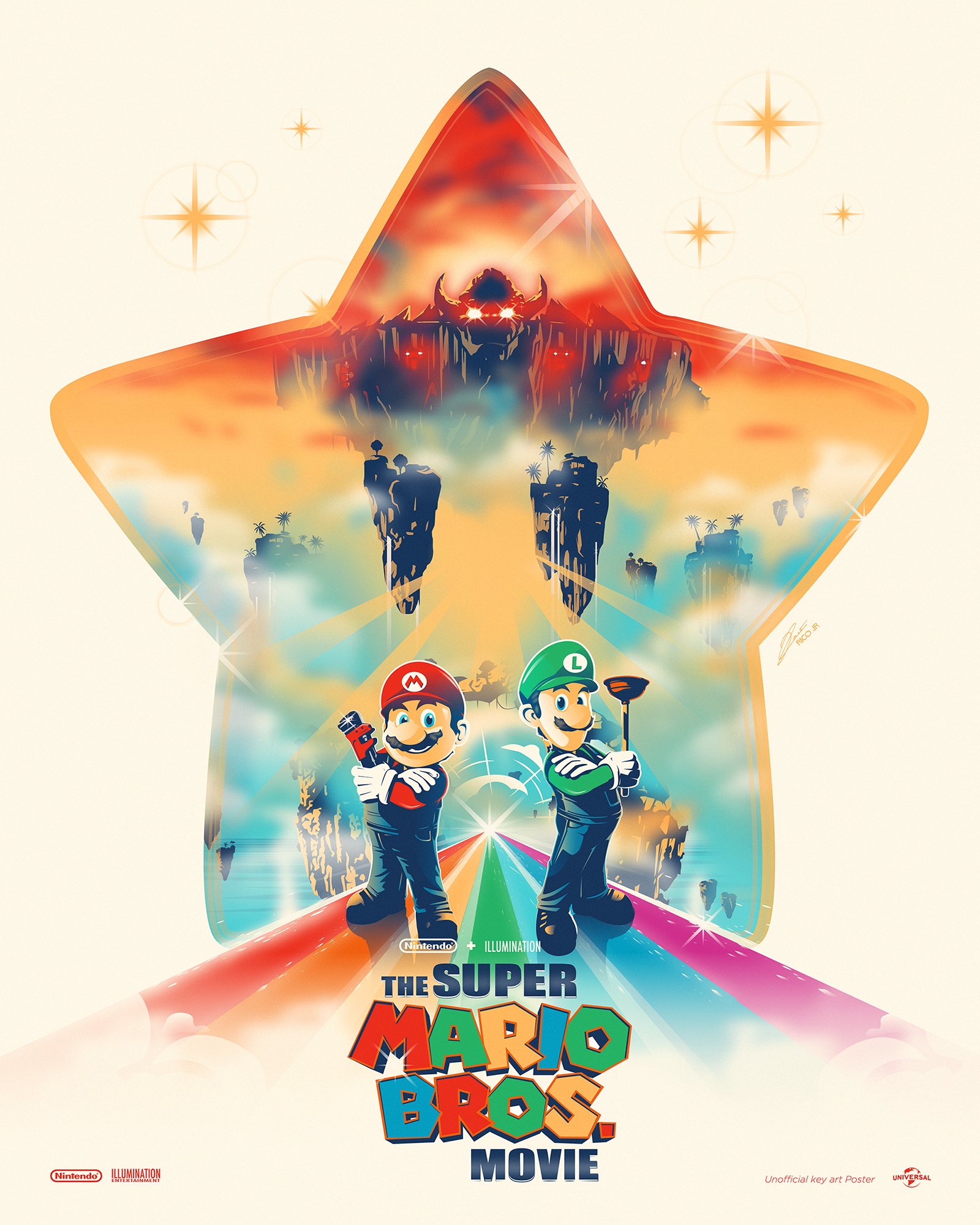 The Super MARIO BROS. Movie Poster Art