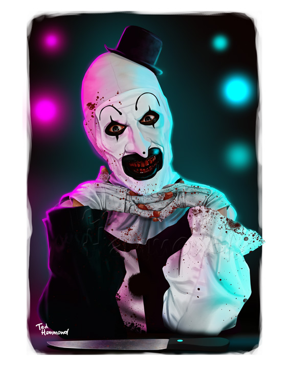 Terrifier art the clown HD wallpaper  Pxfuel