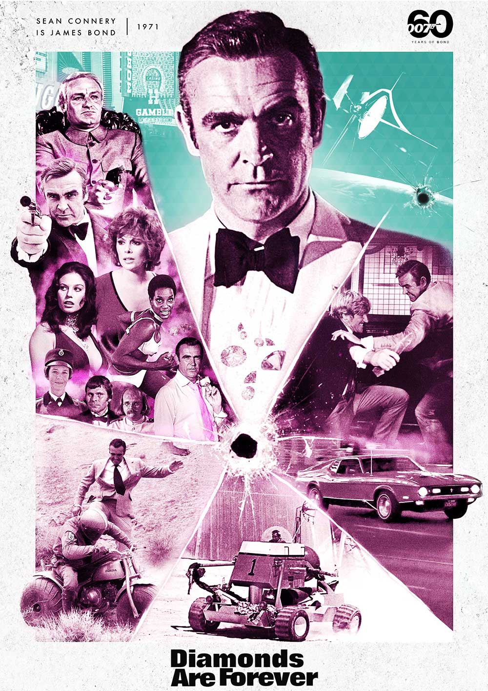 diamonds are forever poster