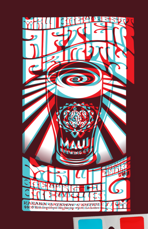 Maui Brew Fest 3D Poster