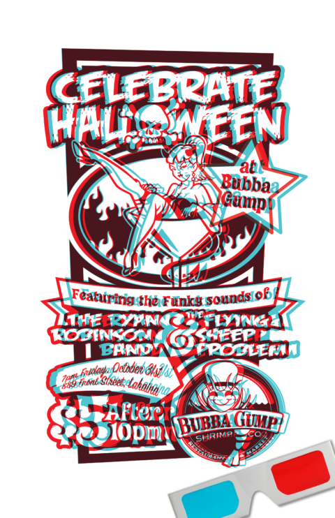 Halloween 3D Gig Poster