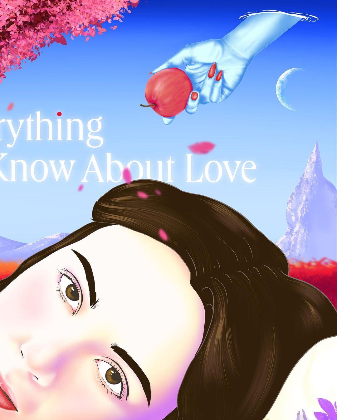 Poster Laufey debut album Everything I Know About Love