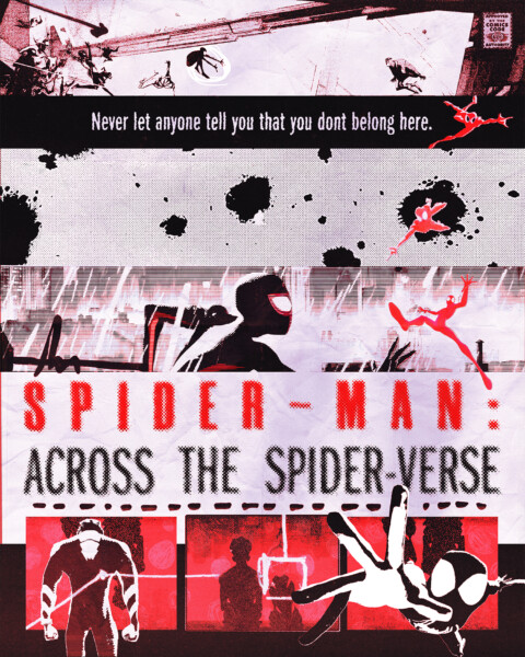 Spider-Man : Across The Spiderverse  – alternative poster concept