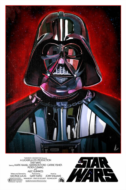 Star Wars Portrait Darth Vader