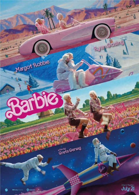 Poster work for Greta Gerwig’s “Barbie” (2023)