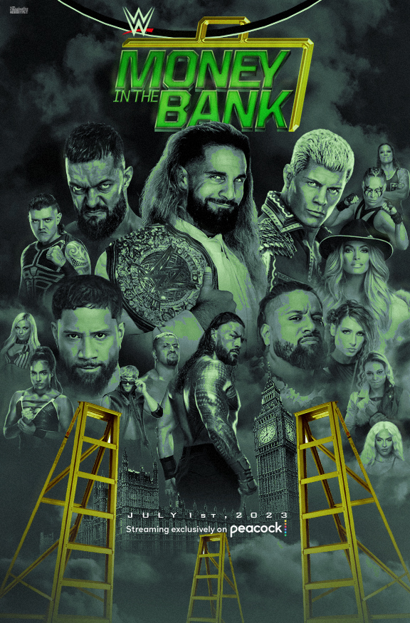 WWE Money In The Bank (2023) TheImaginativeHobbyist PosterSpy