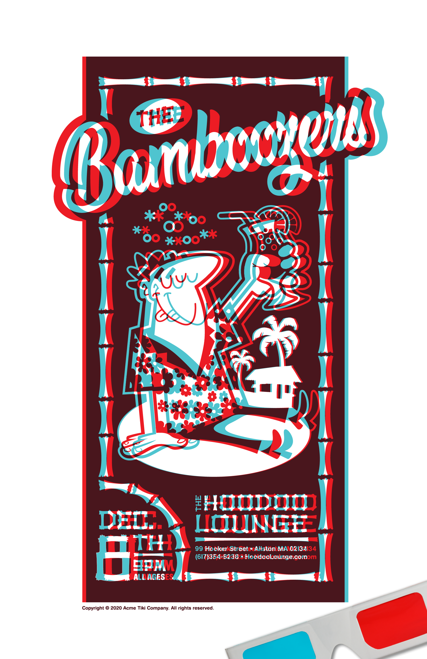 The Bamboozers Gig 3D Poster