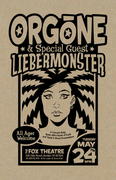 Orgone Gig Poster