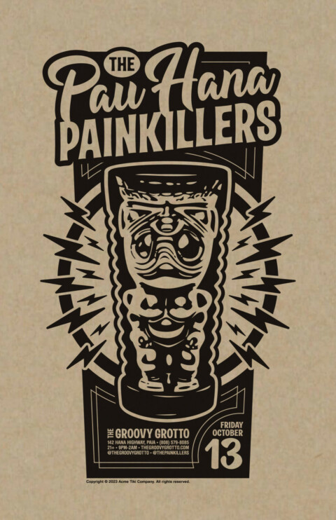 Painkillers Gig Poster