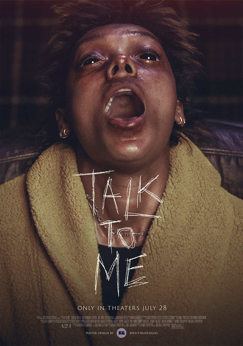 "Talk To Me" (2023) Keithgdesigns PosterSpy