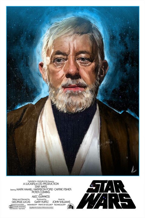 Star War Portrait Project Obi-Wan