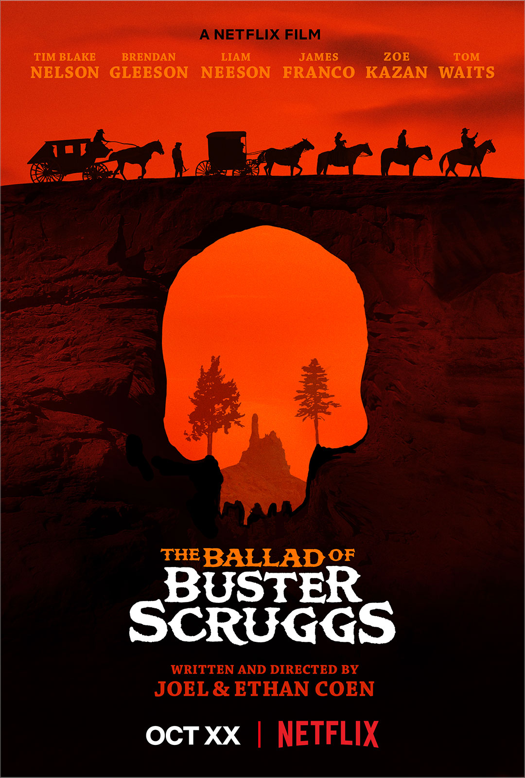 Buster Scruggs Painting Art Print the Ballad of Buster Scruggs 