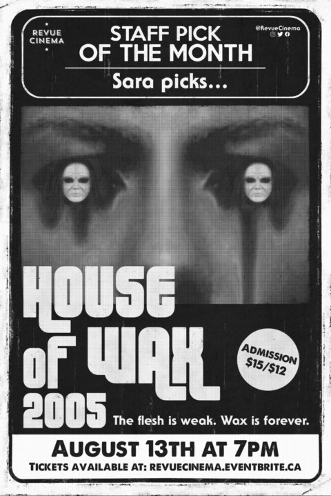 House of Wax cinema promo design